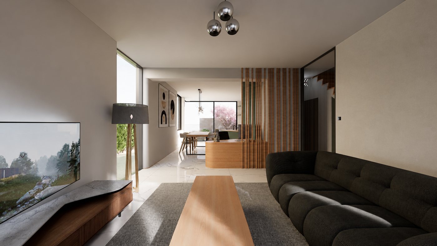 Woning D-N, Na: Leefruimte