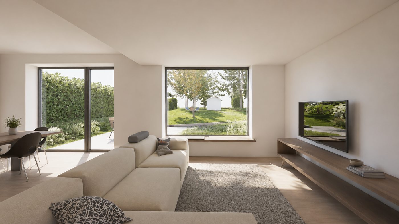 Woning MM-LL, Na: Tuinaanzicht