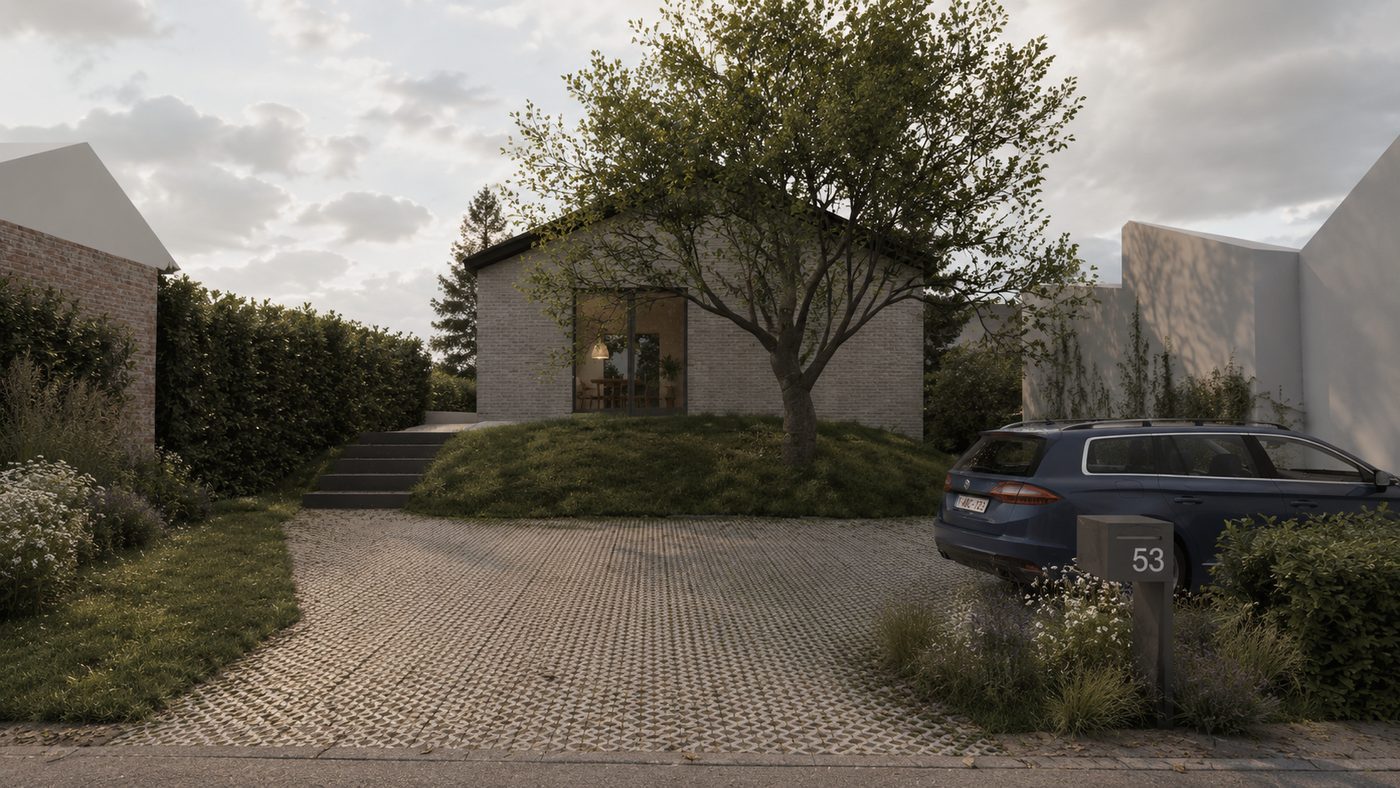 Woning MM-LL, Na: Voortuin