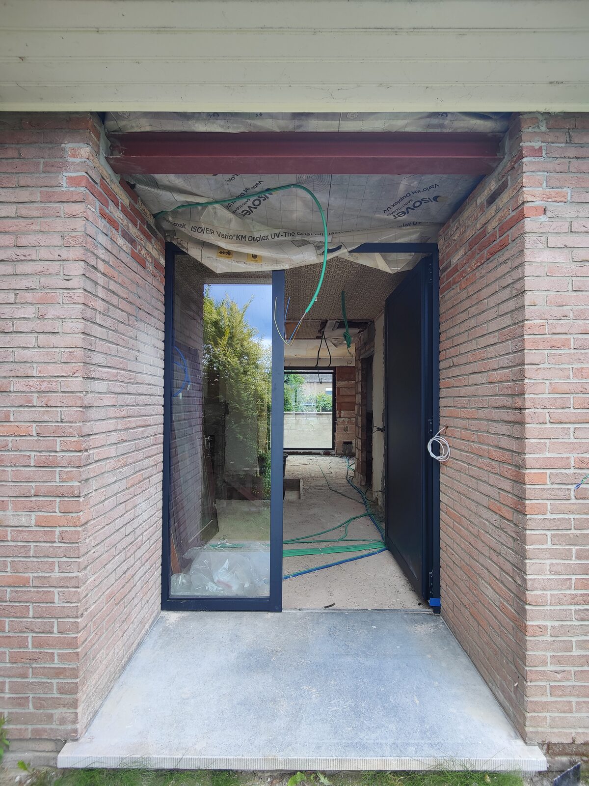Woning MM-LL, Tijdens: Inkomhal
