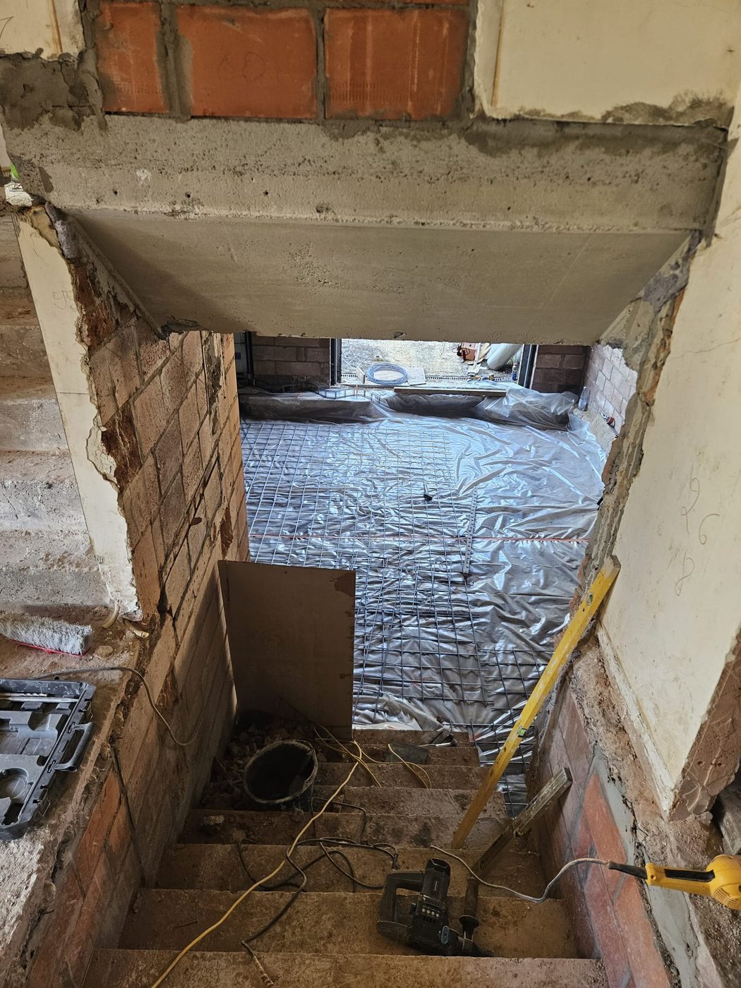 Woning MM-LL, Tijdens: Trap