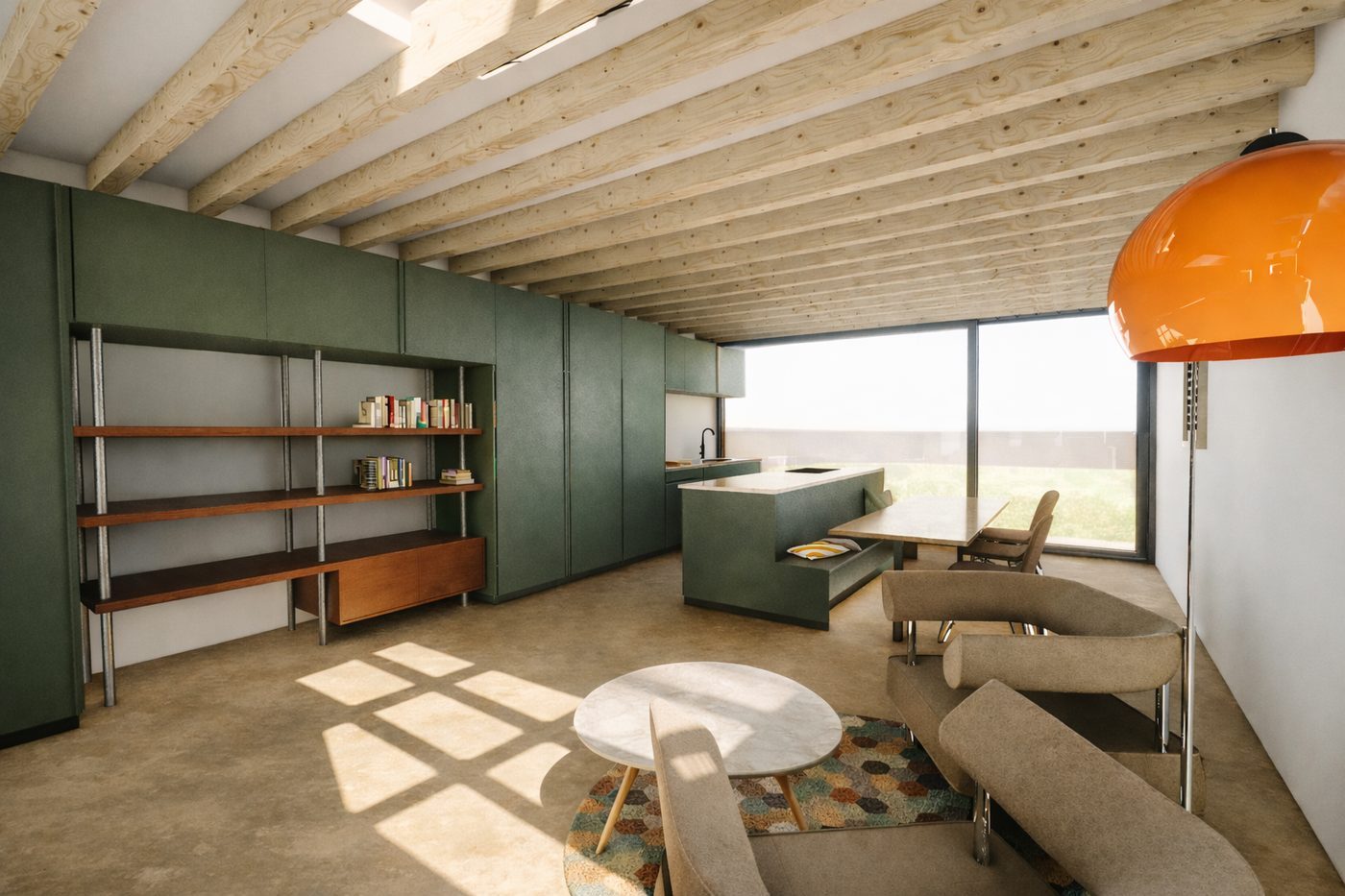 Woning S-L, Leefruimte